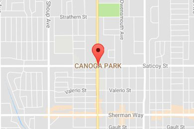 Canoga Park map